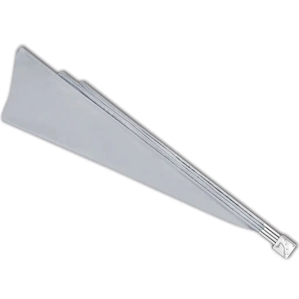 Tenda Laterale per Balcone Pieghevole Grigia 140x140 cm