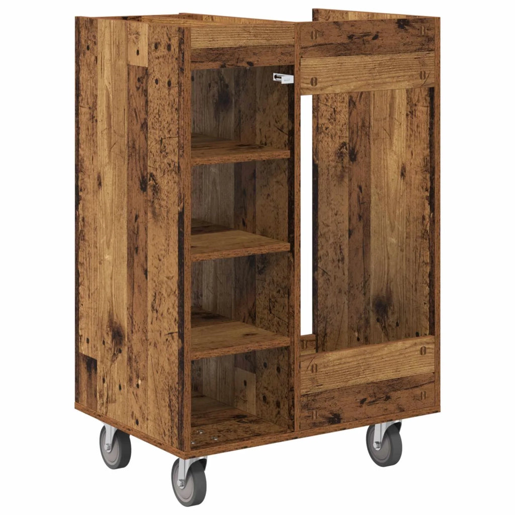 Armadio per Golf con ruota Legno vecchio 65 x 45 x 98 cm CFW1736570