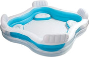 Aumenta il tuo piacere estivo con questo bagno gonfiabile per 4 persone - 229 x 229 cm