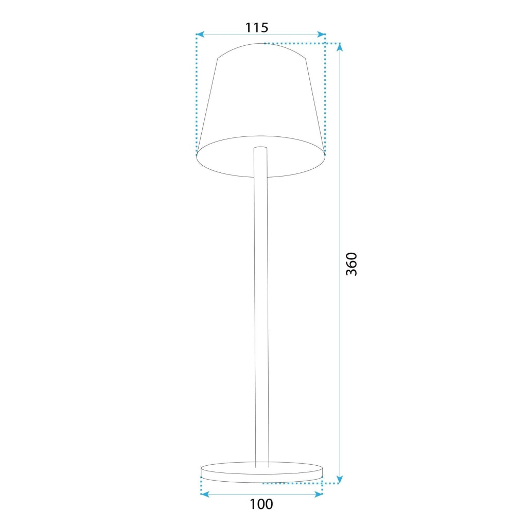 Lampada Da Comodino App1366-t Brown