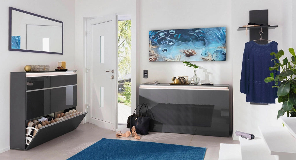Specchio  120x2x60 cm Magic Antracite Lucido