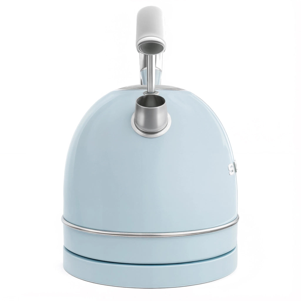 Bollitore vintage SWEISS KTL6 1,8L con base girevole a 360°C, 2200W, azzurro