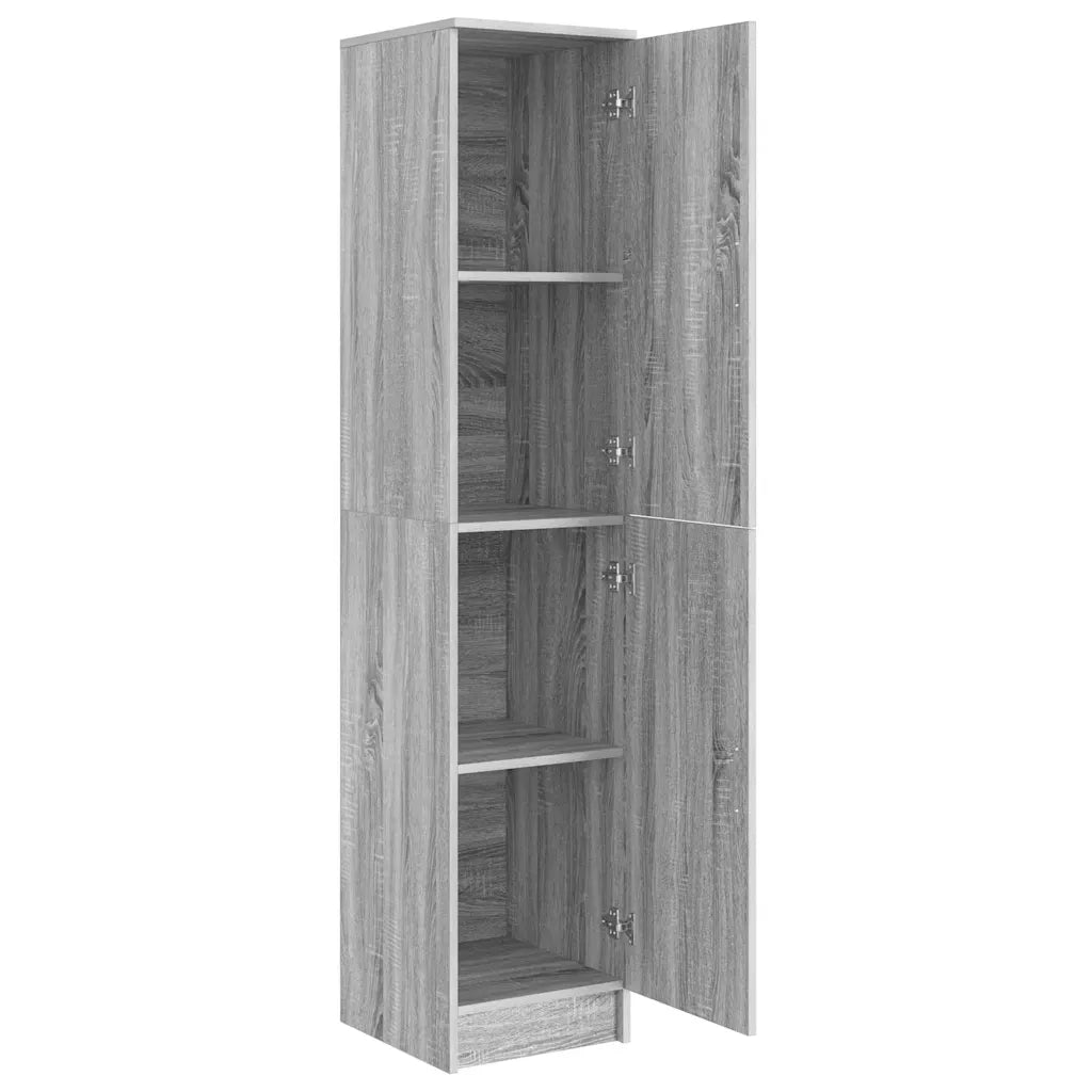 Credenza-Buffet-Armadio da cucina Grigio Sonoma 35 x 39 x 168 cm