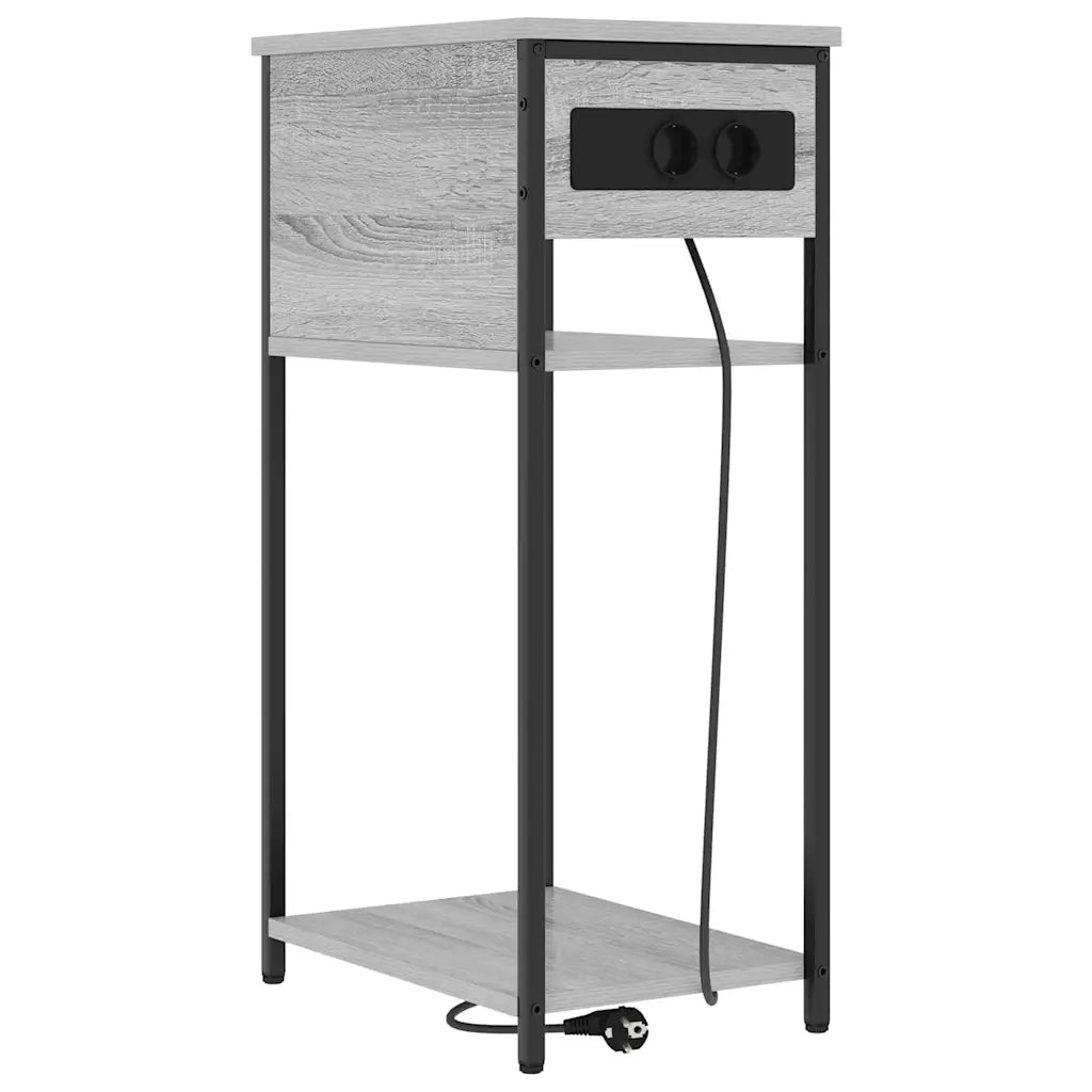 Armadio da Notte Grigio Sonoma 41 x 28 x 76 cm 859578