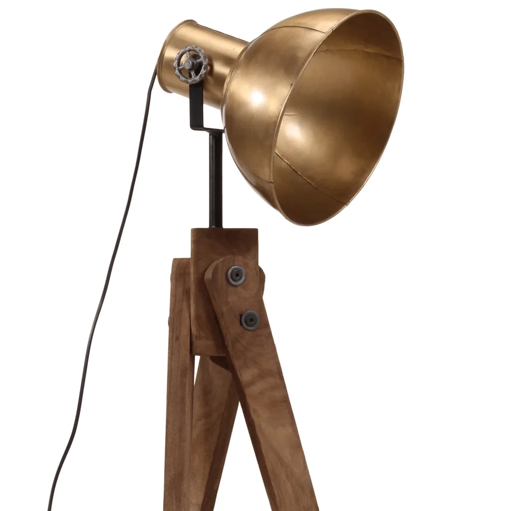 Lampada da Terra 25 W Ottone Anticato 45x45x120 cm E27 CFW8465675