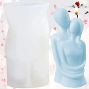 Torso di candela a forma umana in silicone - decorazione romantica - DIY - torso di candela 3D - materiale riciclabile e flessibile