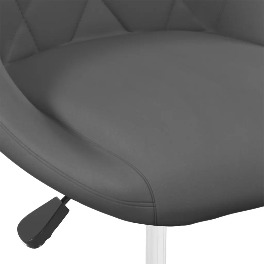 Sedie da Pranzo Girevoli 4 pz Grigio Scuro in Velluto cod mxl 55697