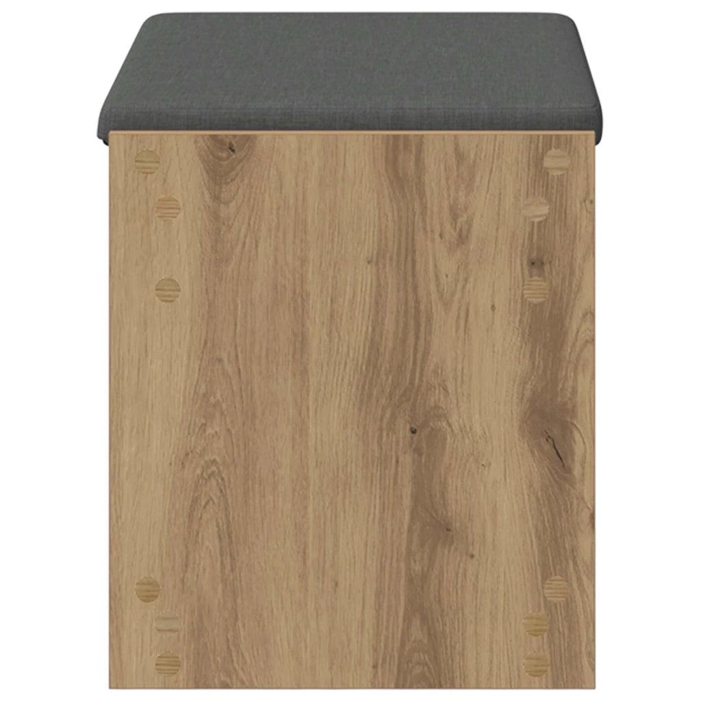 Panca per scarpe con cuscino Rovere Artigianale 63 x 38 x 45 cm 906193