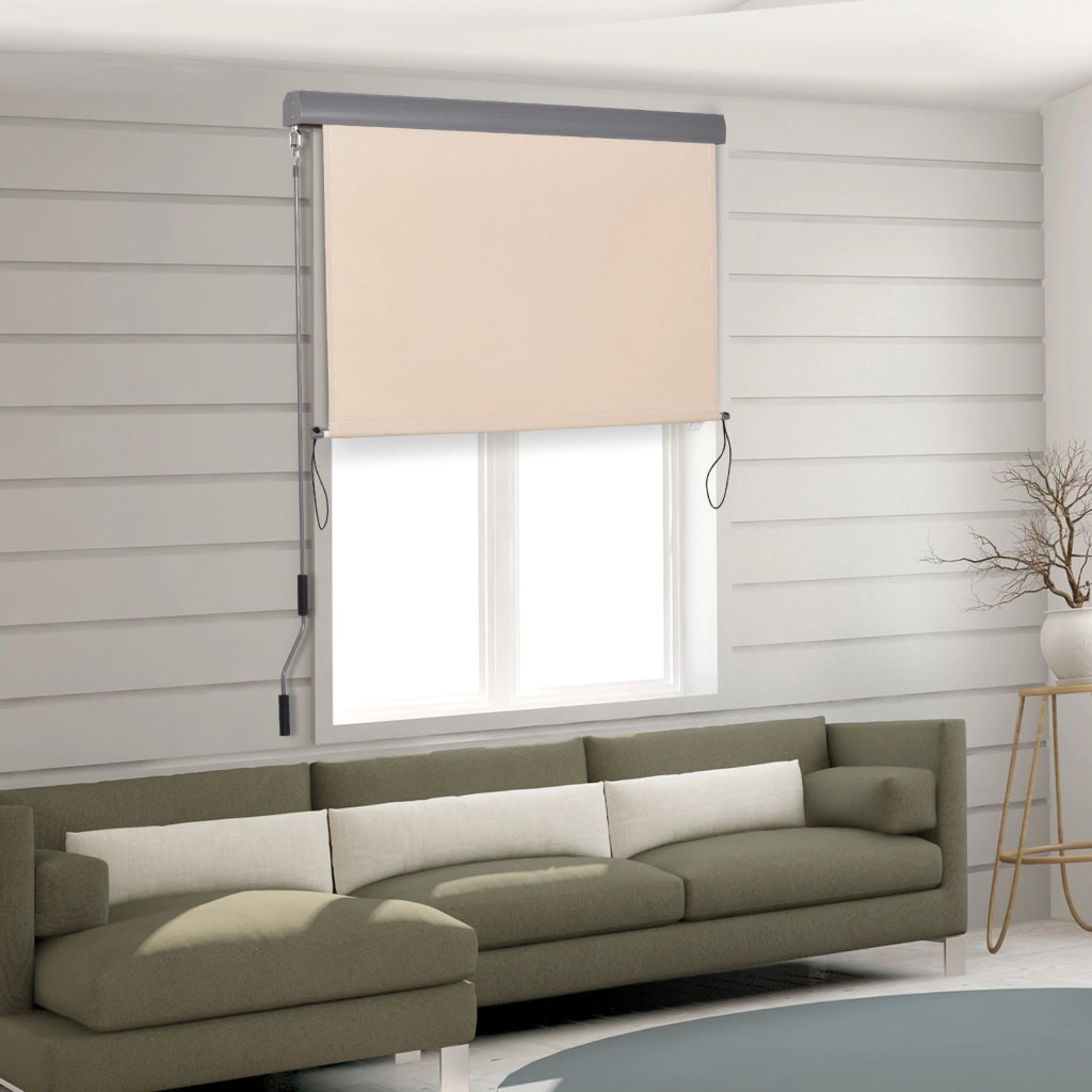 Tenda da balcone verticale ¨C zephmum ¨C crema bianco 200x120 cm