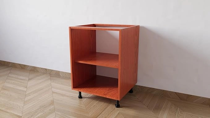 Mobile Base 60 Compreso Di Anta, H 72 Cm L 60 Cm P 55,5 Cm, Spedizione In Kit Ciliegio