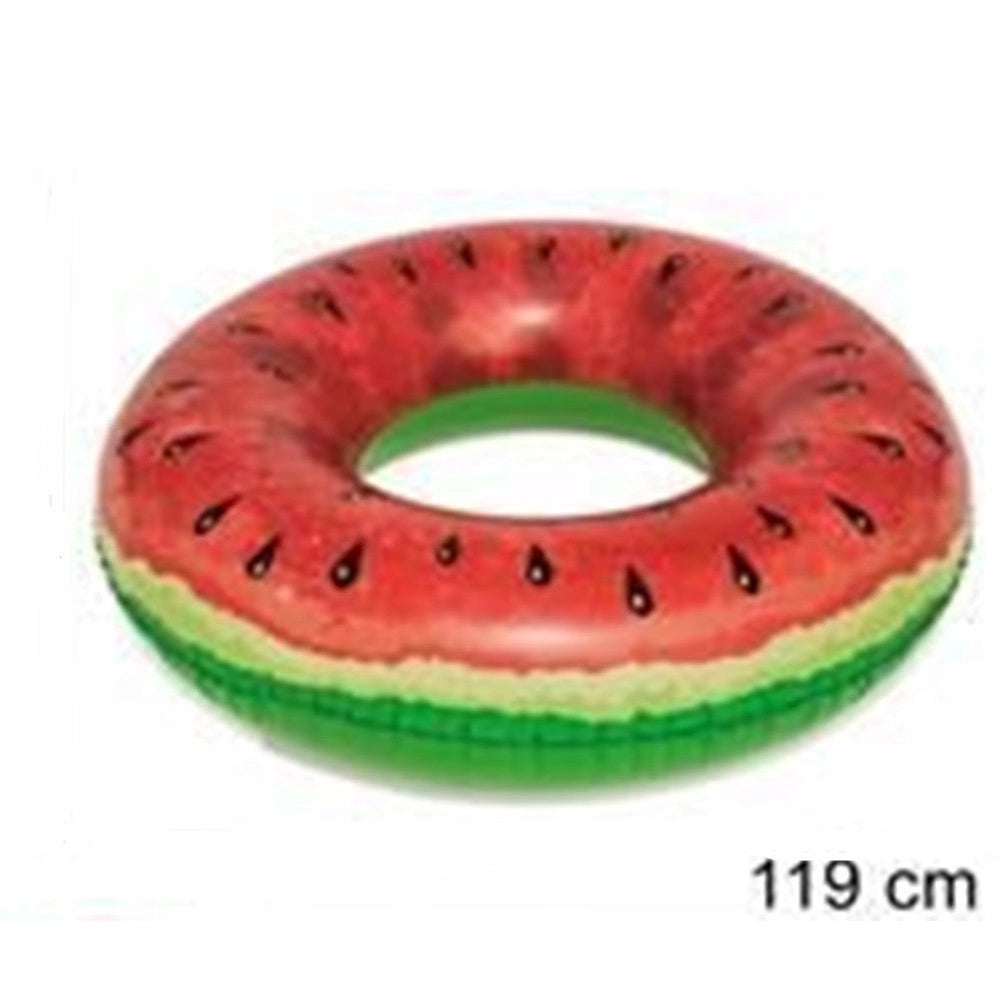Trade Shop - Ciambella Galleggiante Salvagente Gonfiabile Mare Piscina Forma Anguria Ananas 019960 -