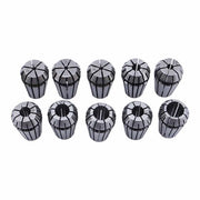 Collet Set per CNC - 1-10mm Spaziatura - 10 pezzi - Alta Forza di Prese - Disegno Auto Bloccante - Adatto per CNC - Spaziatura per Colletti