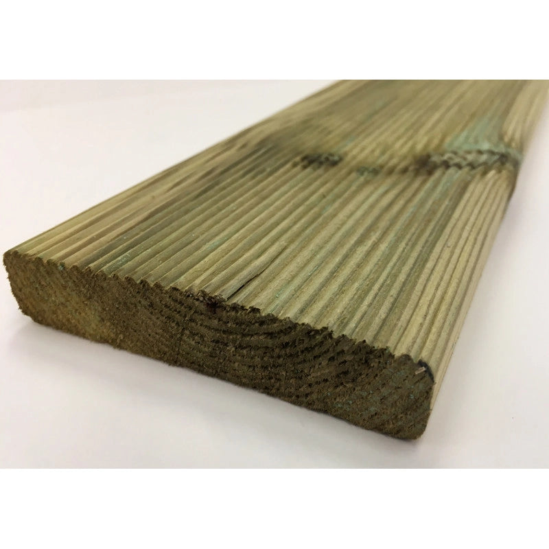 Tavole in legno impregnato zigrinate 40 pezzi sezione 1,9x9 cm lunghezza 300 cm per recinzioni e rivestimenti - Esterni da Vivere