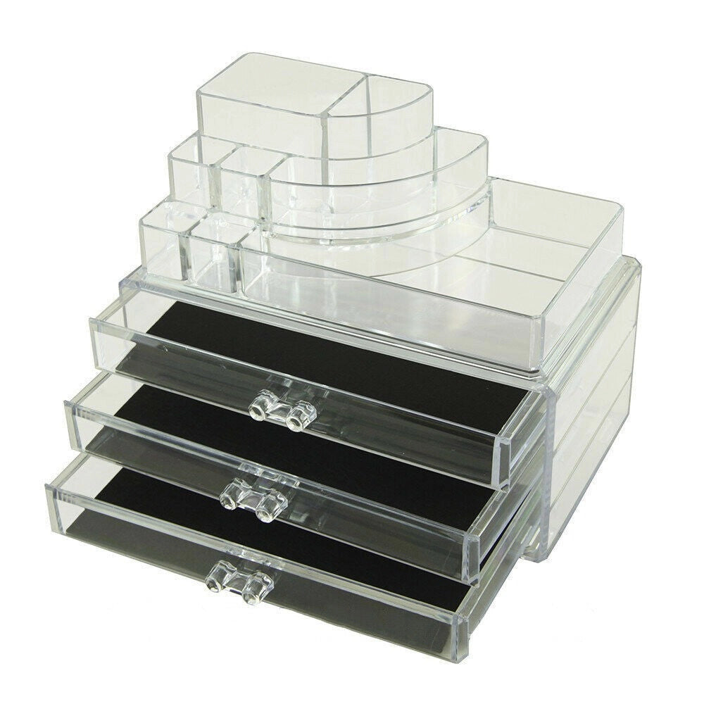 Trade Shop - Organizzatore Portatrucco Cosmetici Box Trucco Porta Trucchi Rossetti Make Up -