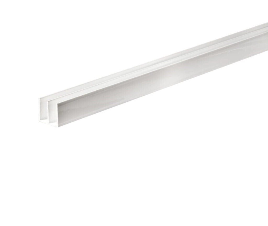 Profilo Canalino Doppio Da 1 Metro U Bianco 20X18X1 - Arcansas