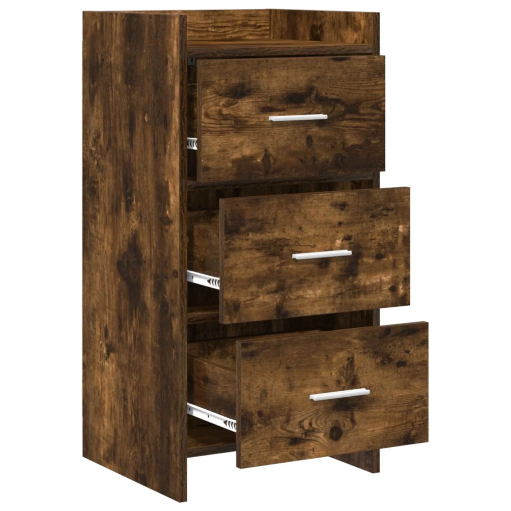 Credenza Rovere Fumo 40 x 36 x 80 cm Legno ingegnerizzato 8011063