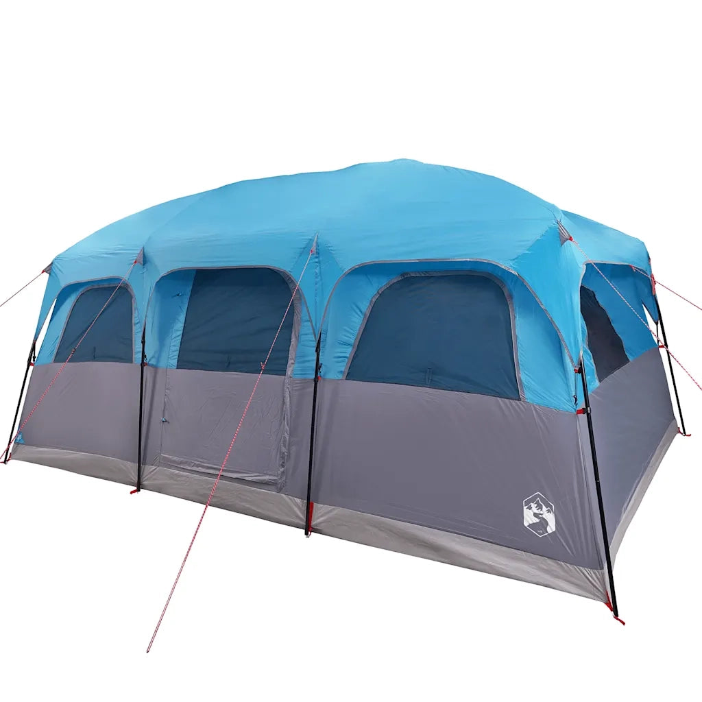 Tenda Familiare Cabina per 10 Persone Blu Impermeabile 94540