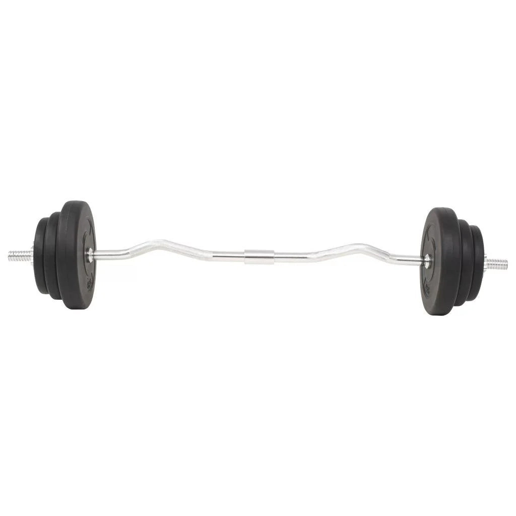 Set di manubri e bilancieri per sport allenamento con i pesi e fitness 30 kg 02_0000745
