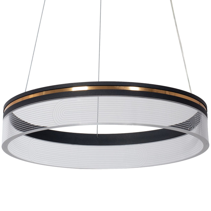 Lampada App1191-cp 40cm Black