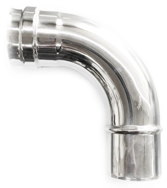 Curva 90 canna fumaria DN 60 tubo acciaio inox 316