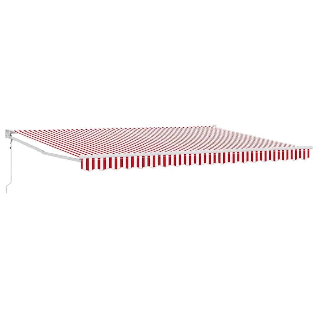 Tenda da Sole Rosso e Bianco 450 x 300 x 165 cm 3330922