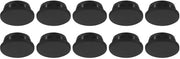 Stopper flexibile 30mm - Adatto per fori 29mm - 10 pezzi - Nero