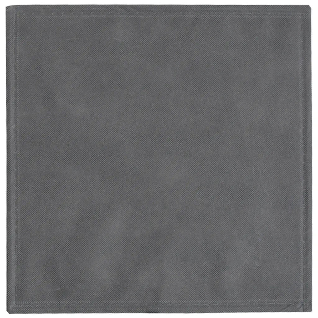 Scatole Portaoggetti 10 pz Grigio 32x32x32cm Tessuto non Tessuto CFW2493115