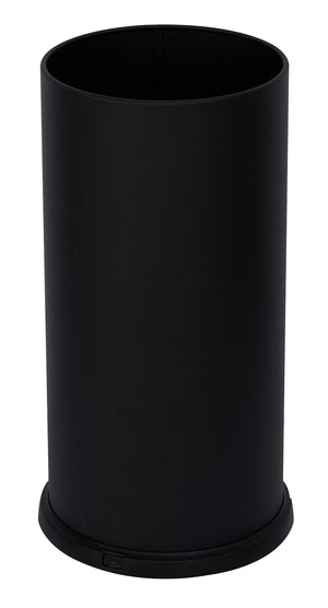 Portaombrelli in Acciaio Verniciato Ø24xh49 cm Con Vaschetta Raccogli Goccia Nero