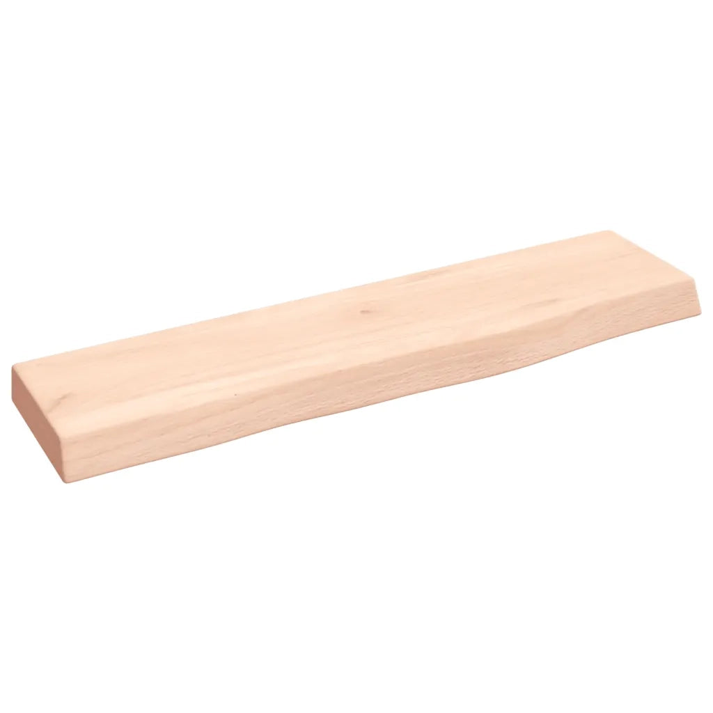 vidaXL Ripiano a Parete 40x10x2 cm Legno Massello Rovere Non Trattato