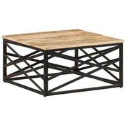 Tavolino da CaffÃ¨ 68x68x35 cm in Legno Massello di Mango cod mxl 16189
