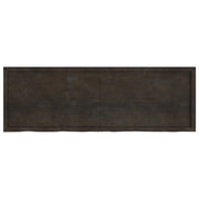 Piano Tavolo | Superficie Tavolo | Piano Scrivania Marrone 180x60x(2-6) cm Rovere Massello Trattato