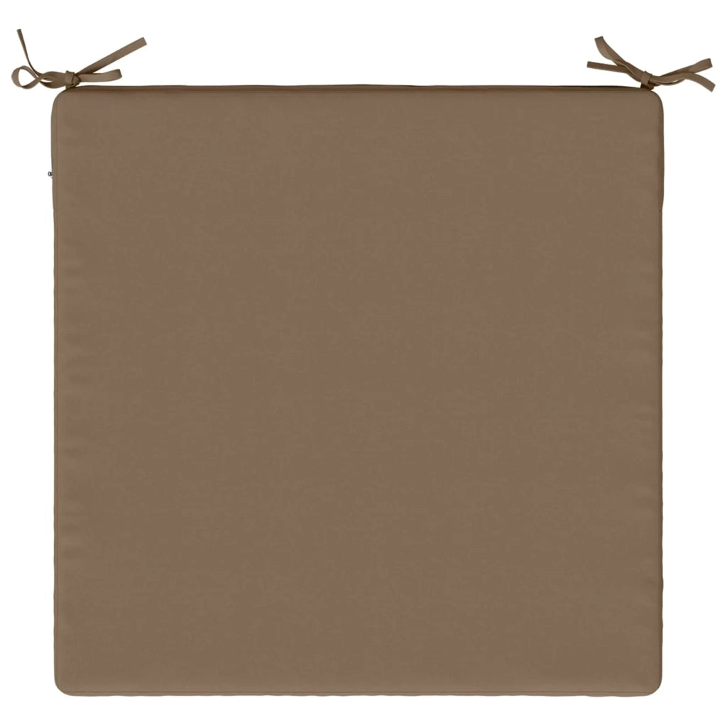 Cuscino per Sedia in Unico Pezzo SOEST 100% Poliestere Tortora 944589