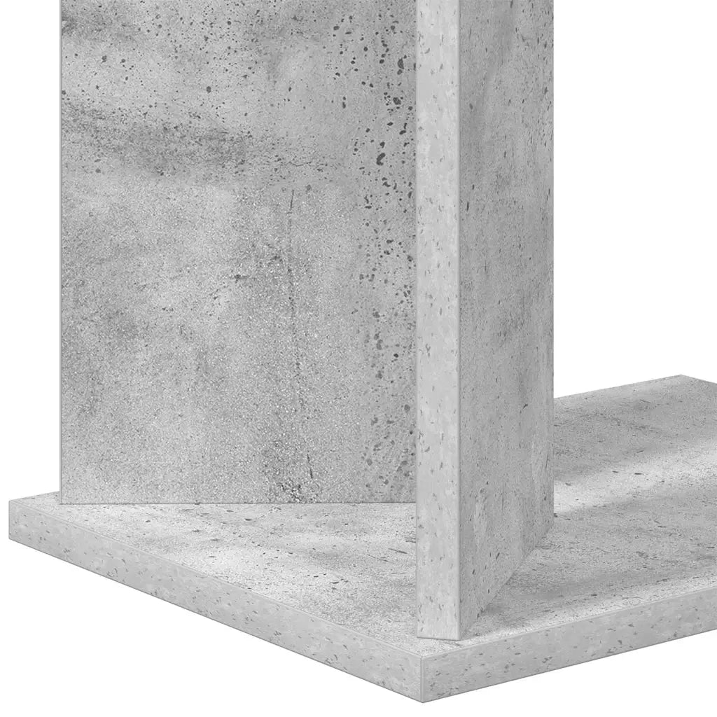 Tavolino Grigio cemento 35 x 25 x 50 cm Legno multistrato 891187