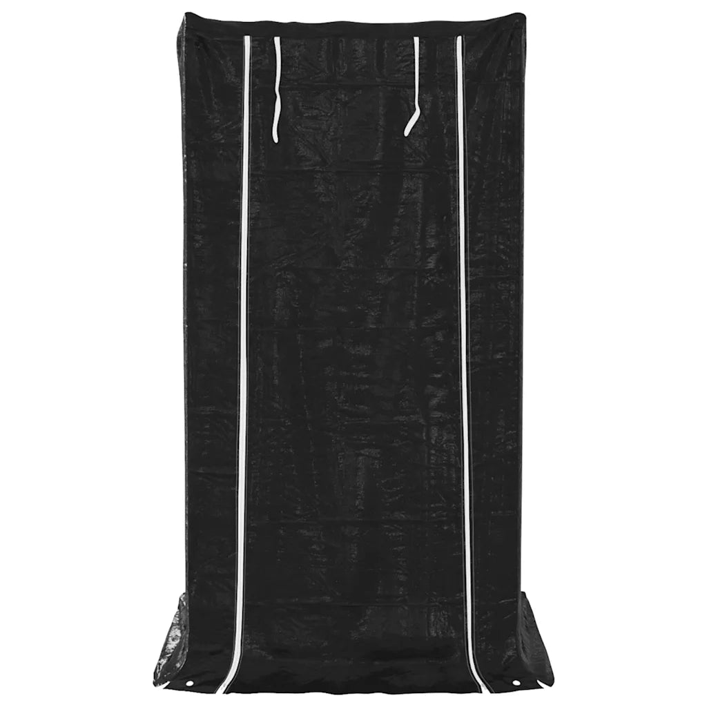 Rastrelliera per Legna con Copertura Antipioggia 100x100x200 cm 4104951