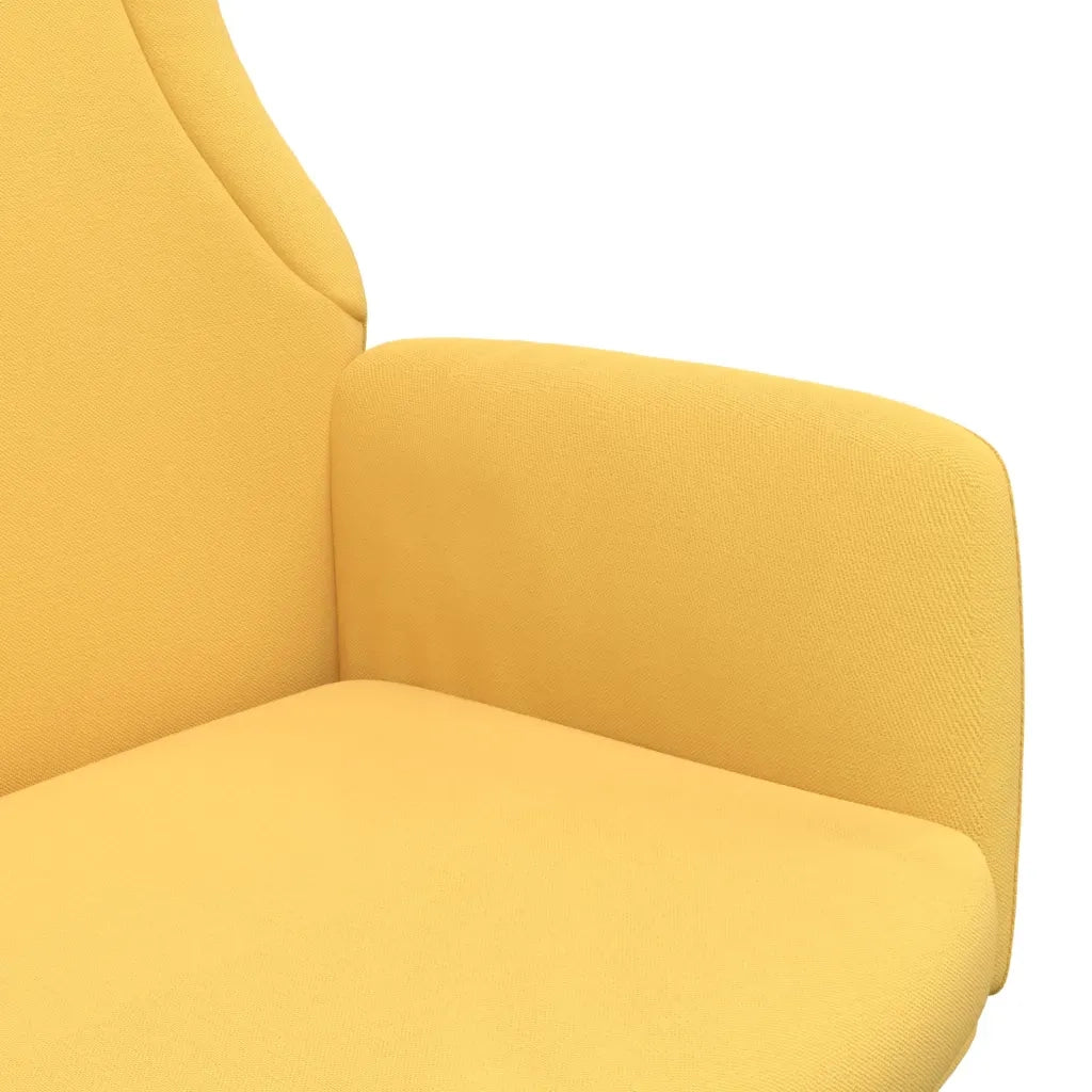 Poltrona Relax Giallo Senape in Tessuto 341401