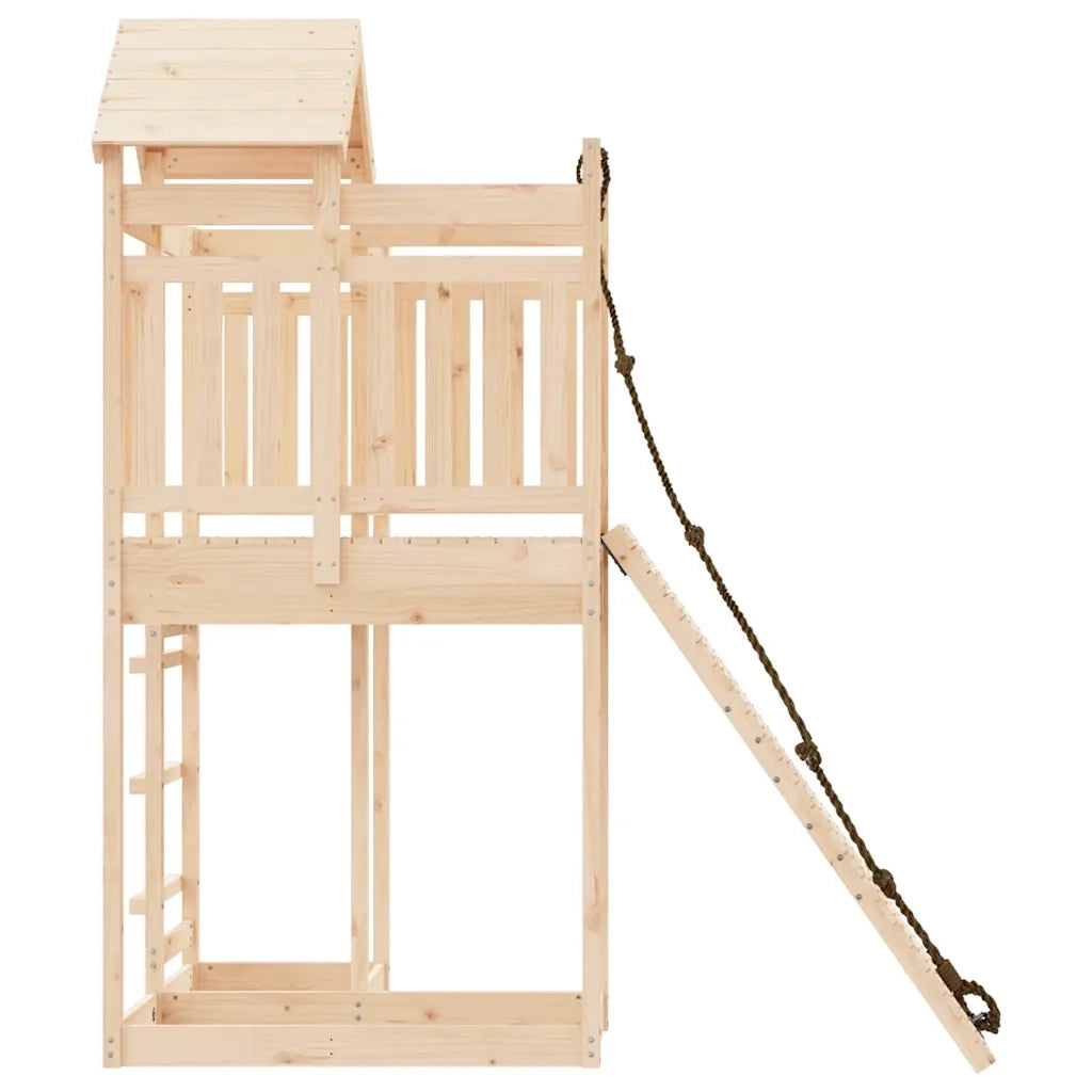 Casetta con Arrampicata in Legno Massello di Pino 3156874