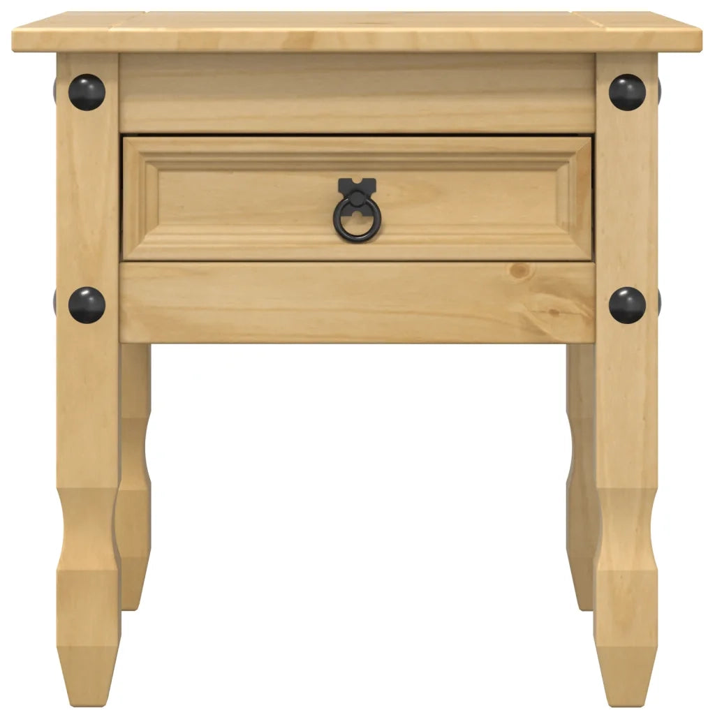 Tavolino Corona 50x50x50 cm in Legno Massello di Pino 4005664