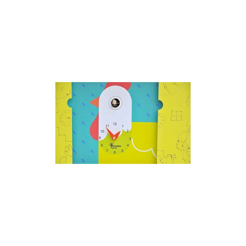 Orologio con cucù Il cucù del re gallo Made in Italy