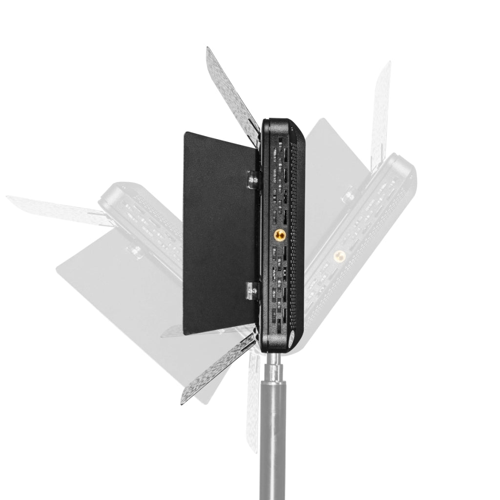 walimex pro LED Versalight 500 Daylight Set - composto da lampada a pannello, treppiede per lampada fino a 260 cm e 2 batterie ricaricabili