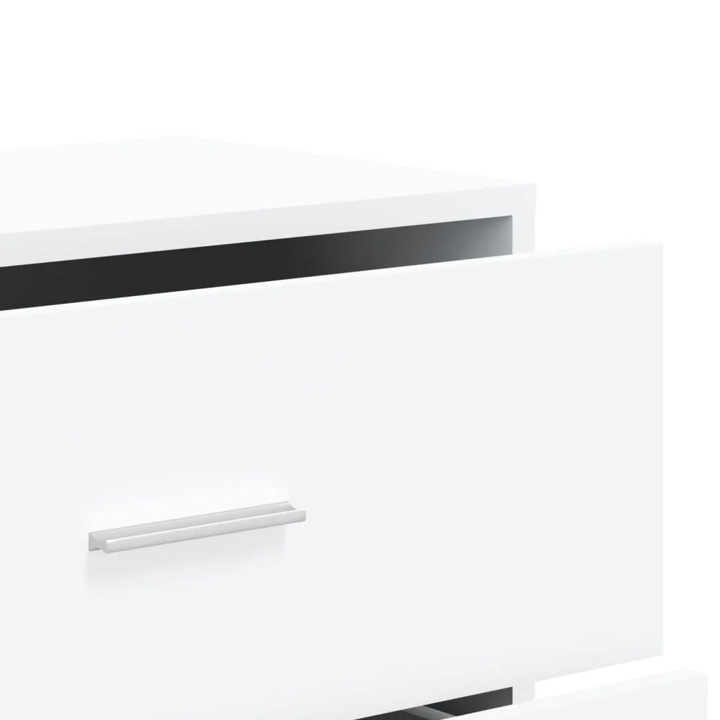 Buffet credenza cassettiera armadio mobile contenitore organizer per cucina soggiorno salotto 60 x 31 x 84 cm legno ingegnerizzato bianco 02_0030346