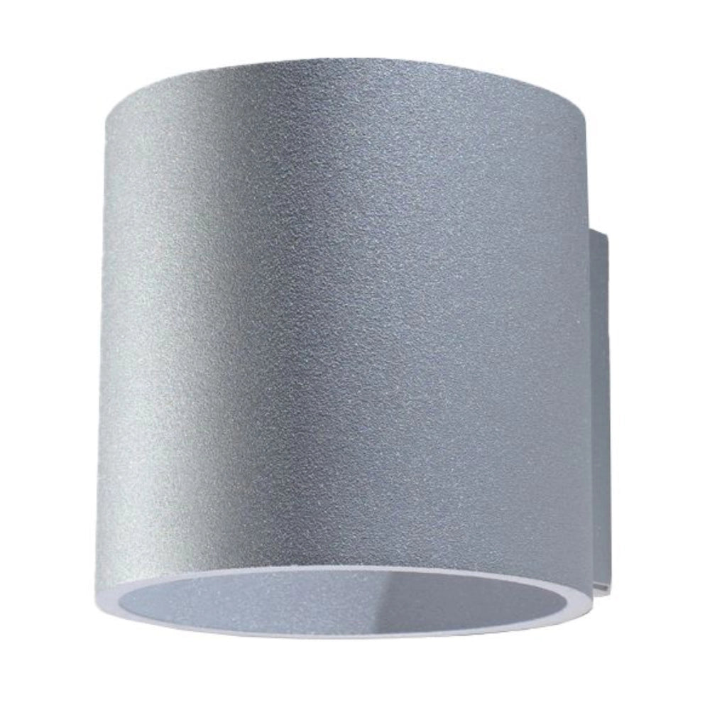 Applique RONDEO 1 luce grigio alluminio metallo G9