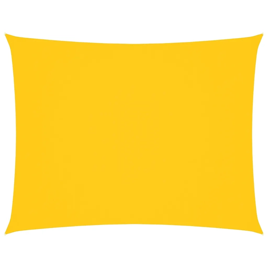 Parasole a vela | Telo Ombra | Vela da ombra Oxford Rettangolare 3x6 m Gialla
