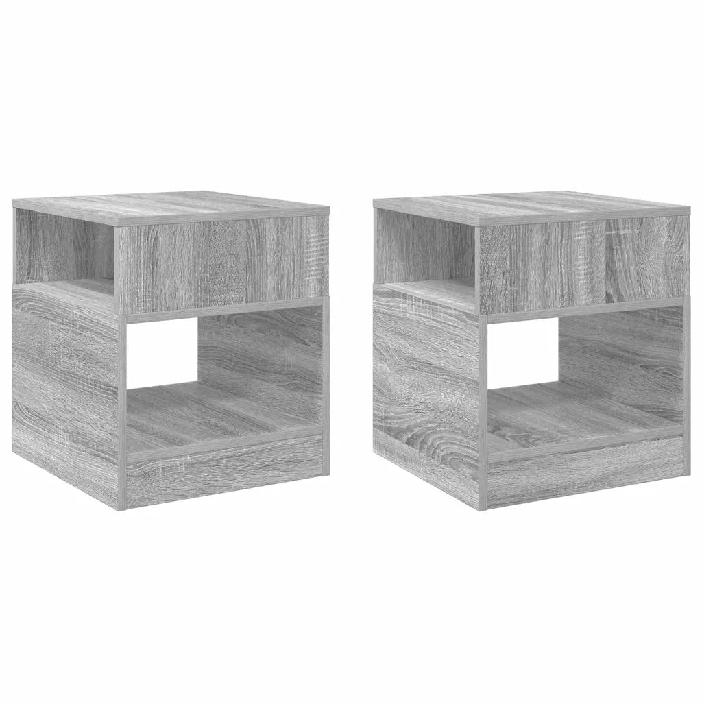 Tavolino 2 pcs Grigio Sonoma 40,5 x 40 x 45 cm