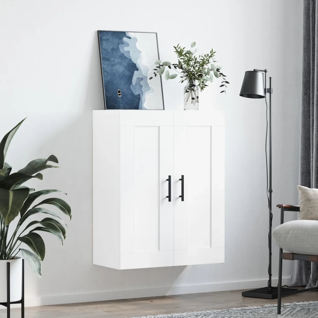 Mobile a Parete Bianco 69,5x34,90 cm in Legno Multistrato 830404