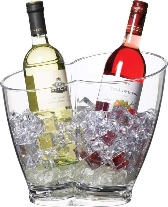 Grande emicemere per bevande e vino in acrilico