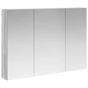 Mobiletto per specchio da Bagno | Armadio da bagno con lo scaffale Grigio Sonoma