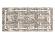 Tappeto Passatoia Cucina Corsia Retro Antiscivolo Disegno Bangkok By Suardi - 55x140 - Tortora