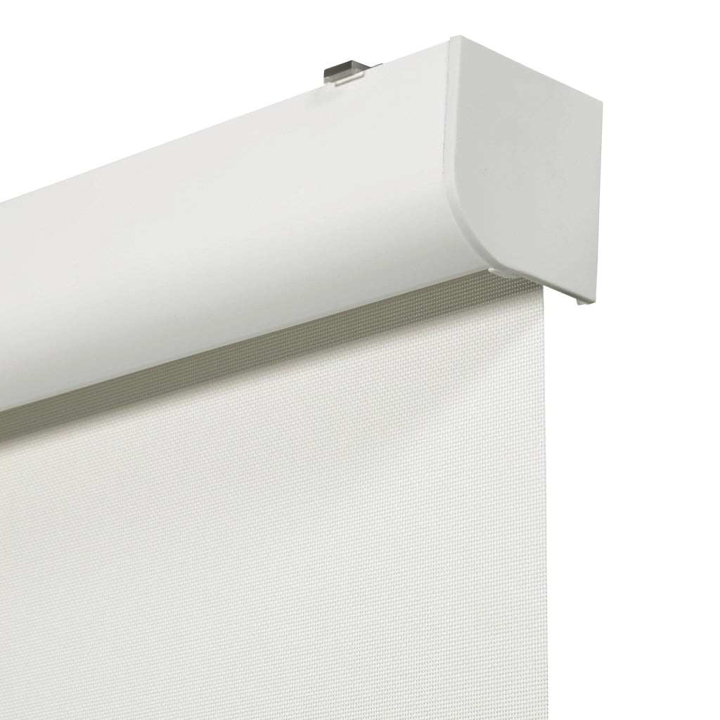 VIEWTEX Tenda a rullo a molla con cassetto Screen apertura 10% Bianco 135 X 190cm - Made in Europe - 5 anni di garanzia