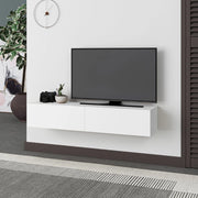 Mobile TV Sospeso 135x31,7x25 cm in MDF Francy Bianco