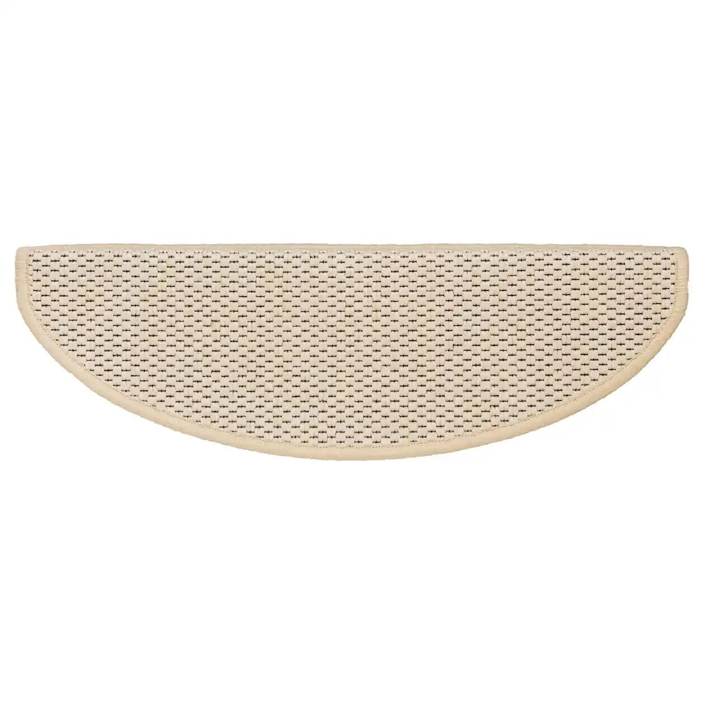 Tappeti Autoadesivi Scale Aspetto Sisal 15 pz 65x21x4cm Berbero 326881